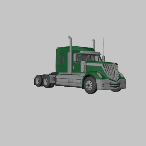 0003 International LoneStar Tractor Truck 3D Model