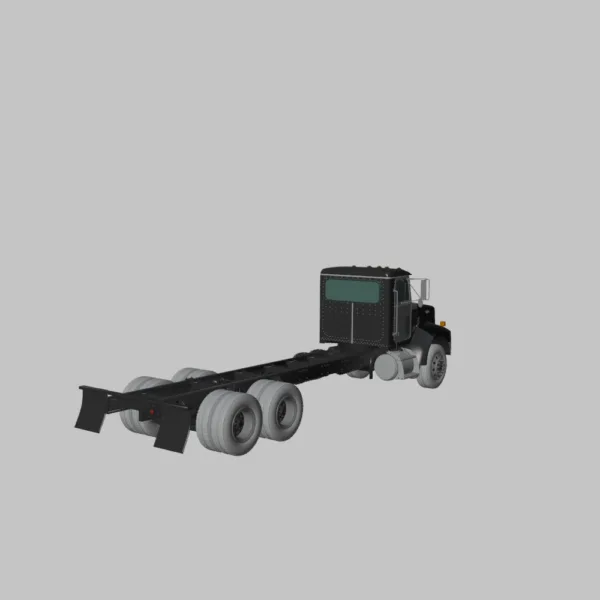 0004 Peterbilt 330 Chassis Truck 3D Model
