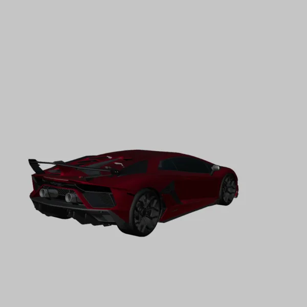 0004 Lamborghini Aventador SVJ 3D Model