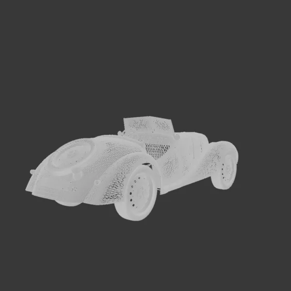 BMW 328 Roadster 1936 3D Model