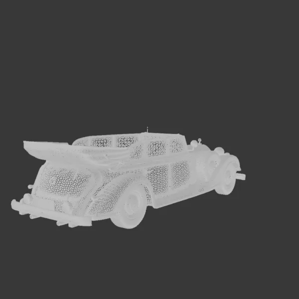 0004 Mercedes-Benz 770K 1936 3D Model