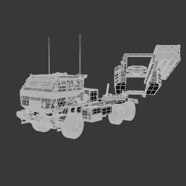 0004 MLRS M142 HIMARS 3D Model