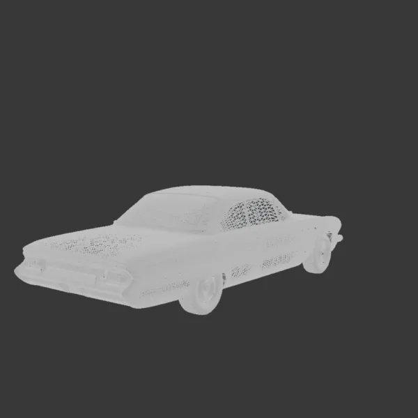 Buick LeSabre Hardtop 2-Door 1961 3D Model