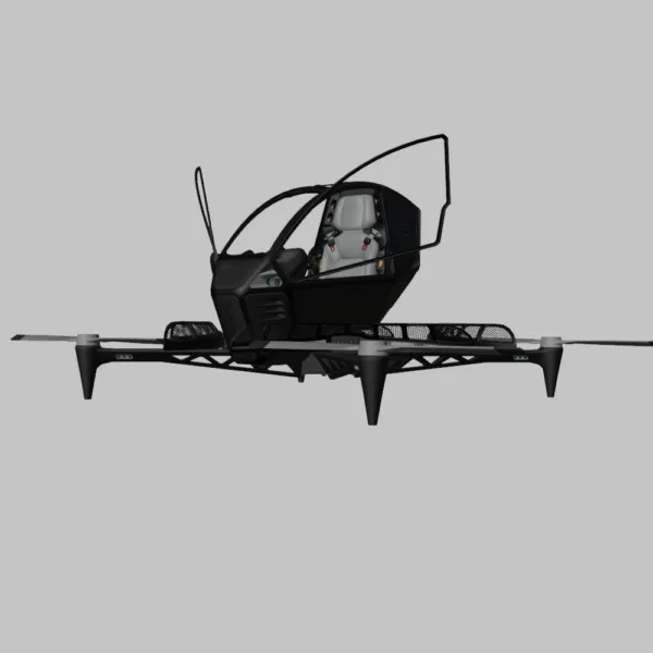 0004 Drone Concept 3D Model