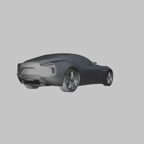 0004 Maserati Alfieri 3D Model