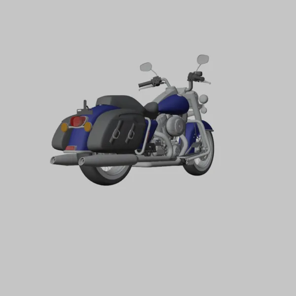0004 Harley-Davidson Road King Classic 3D Model