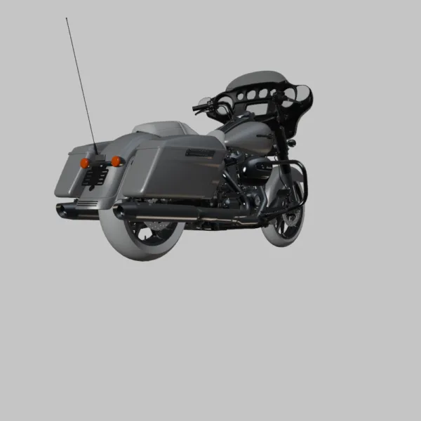 0004 Harley-Davidson Street Glide 3D Model