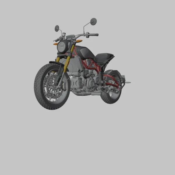Indian FTR 1200 S 3D Model