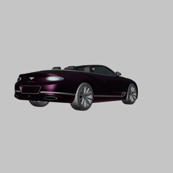 0004 Bentley Continental GT Convertible 3D Model