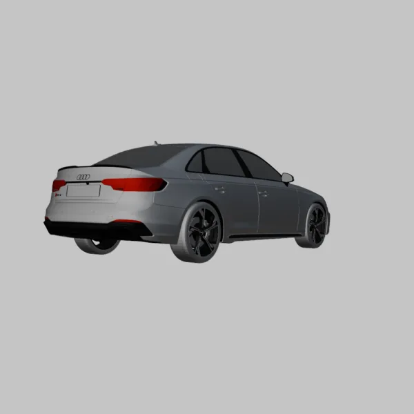 0004 Audi RS4 Sedan 3D Model
