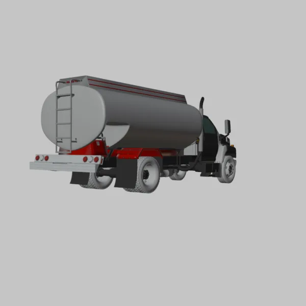 0004 GMC Topkick C8500 Regular Cab Tanker Truck 3D Model