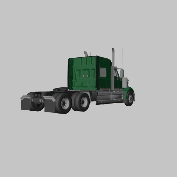 0004 International LoneStar Tractor Truck 3D Model