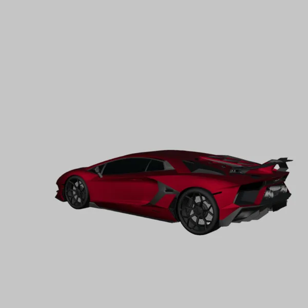 0005 Lamborghini Aventador SVJ 3D Model