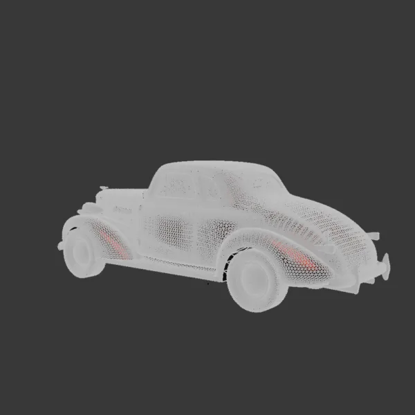 Chevrolet Master DeLuxe (GA) Coupe 1937 3D Model