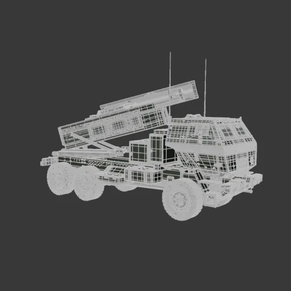0005 MLRS M142 HIMARS 3D Model