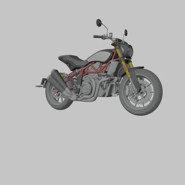 Indian FTR 1200 S 3D Model