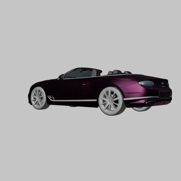 0005 Bentley Continental GT Convertible 3D Model
