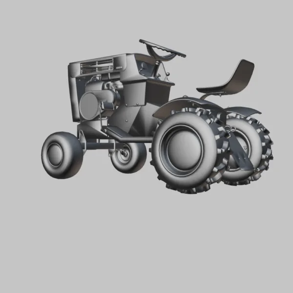 Vintage SEARS Lawn Tractor 3D Model