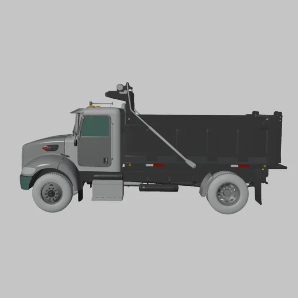 Peterbilt 340 Dump Truck 3D Model Peterbilt 340 Dump Truck 3D Model