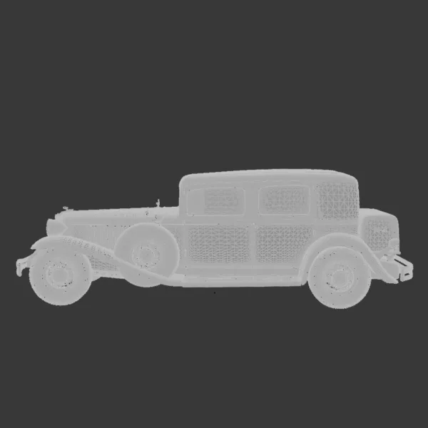 Chrysler Imperial (Mk2) Close-Coupled Sedan 1931 3D Model Chrysler Imperial (Mk2) Close-Coupled Sedan 1931 3D Model