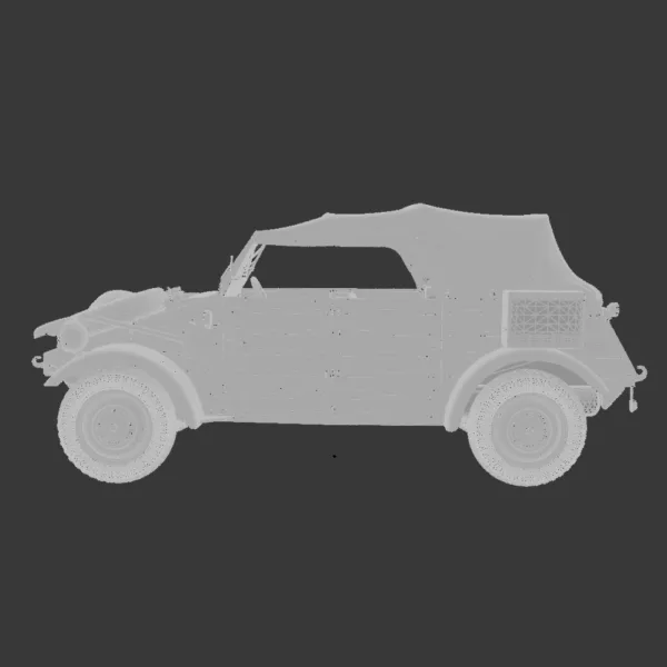Volkswagen Kübelwagen 1945 3D Model