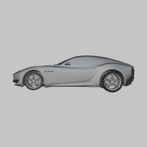 Maserati Alfieri 3D Model1 Maserati Alfieri 3D Model1