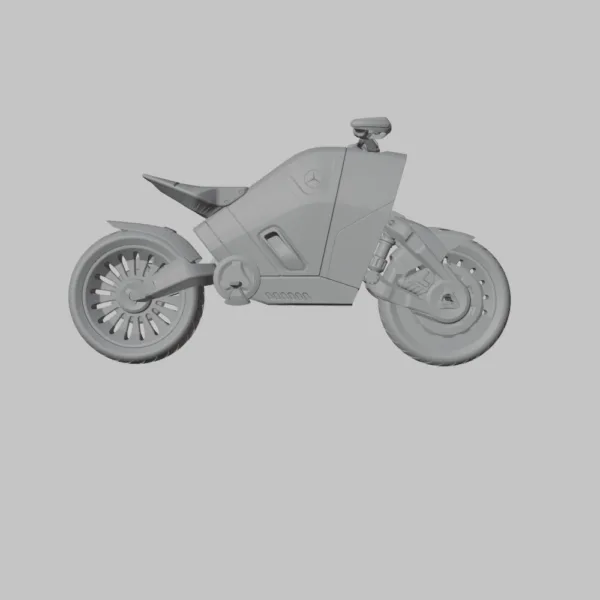 SMARANZA Mercedes Concept Electric Motorcycle 3D Model