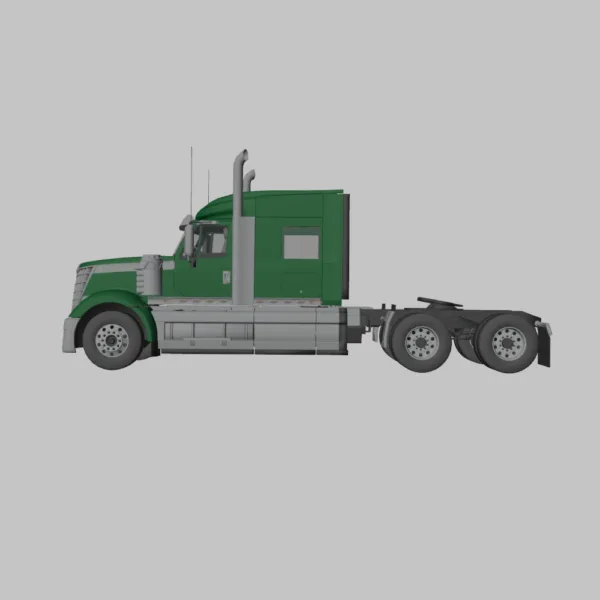 0006 International LoneStar Tractor Truck 3D Model