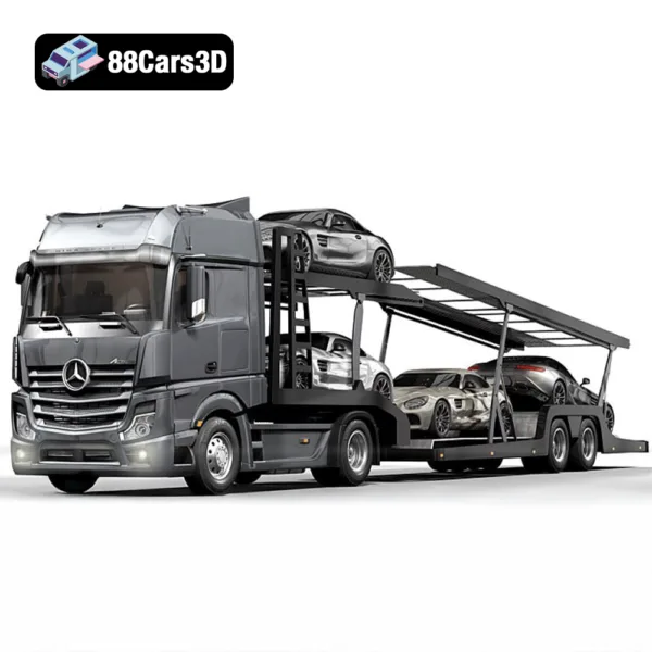 Mercedes-Benz Trucks Actros transporting cars