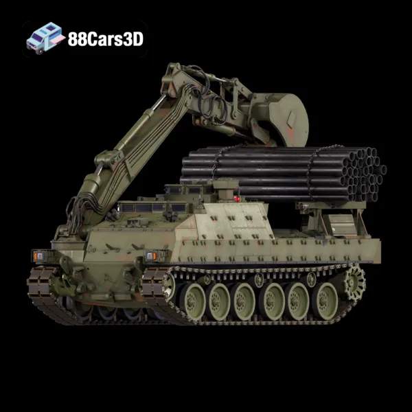 Trojan Armored Vehicle Royal Engineers 3D Model