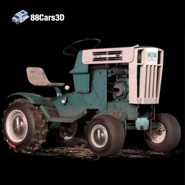 Vintage SEARS Lawn Tractor 3D Model