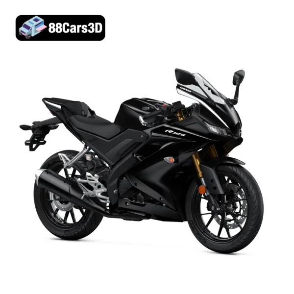 Yamaha YZF-R125 3D Model