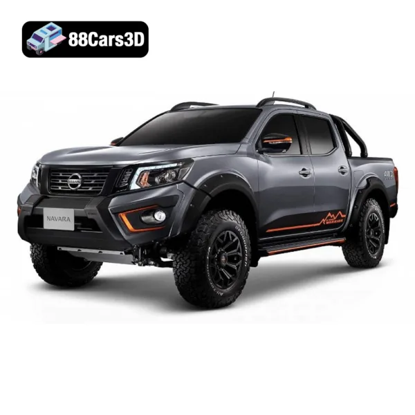 .nissan, .navara, .ntrekwarrior, .offroad, .pickuptruck, .blend, .fbx, .obj, .glb, .stl, .ply, .3dcarasset, .rendering, .ar, .vr, .gameasset, .ruggedtruck, .nissan3dmodel