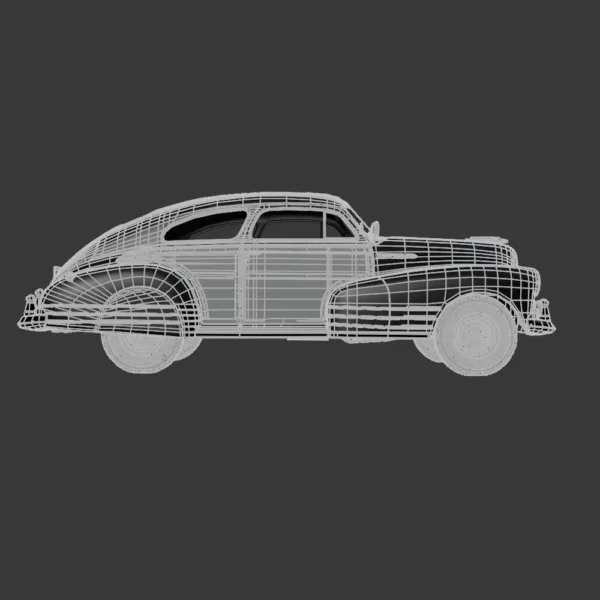 Chevrolet Fleetline 3D Model – Classic Vintage Sedan