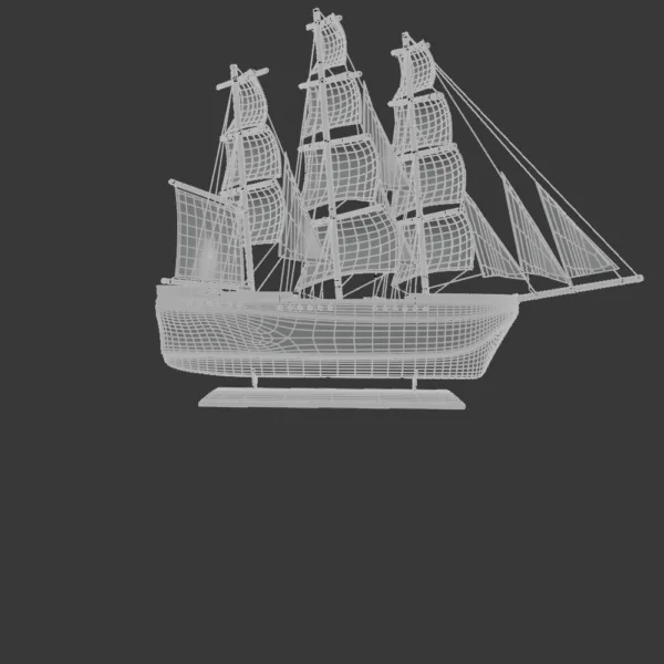 Korabl Ship 3D Model