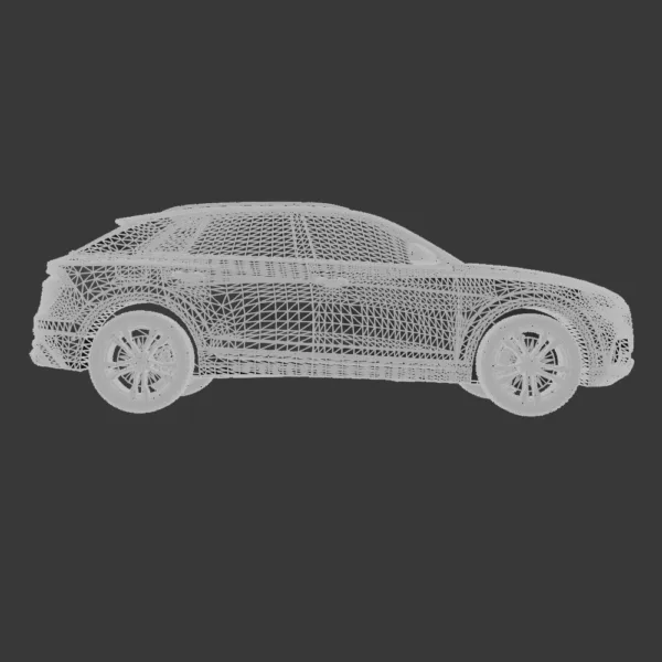 0001 Audi SQ8 3D Model