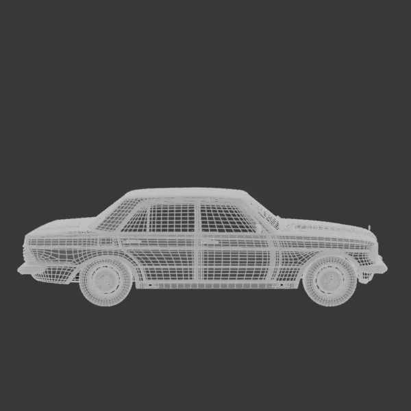 Mercedes-Benz W123 3D Model