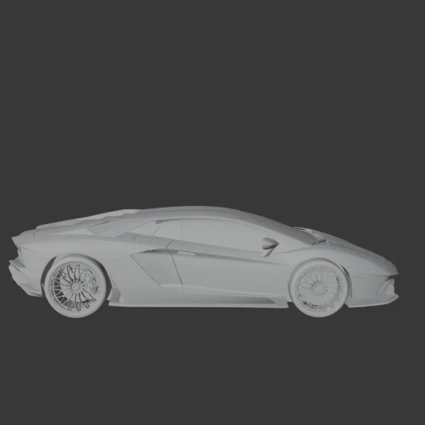 Lamborghini Aventador S High-Quality Interior & Exterior 3D Model