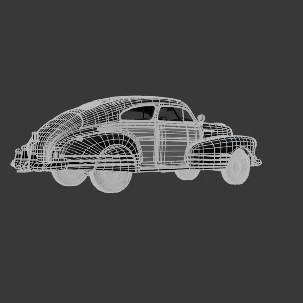 Chevrolet Fleetline 3D Model – Classic Vintage Sedan