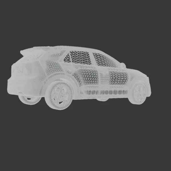 0002 Kia Niro 3D Model