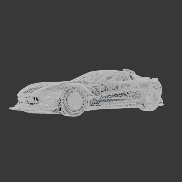 0002 Restomod 34 JetVette 3D Model