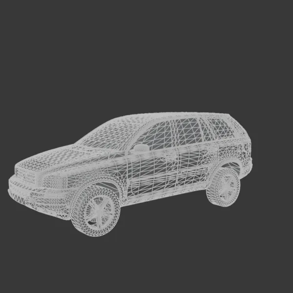 Volvo XC90 3D Model – Luxury SUV with Detailed Interior & Exterior