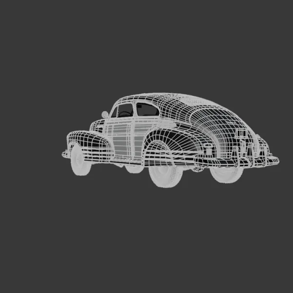 Chevrolet Fleetline 3D Model – Classic Vintage Sedan