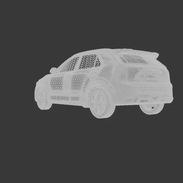 0003 Kia Niro 3D Model