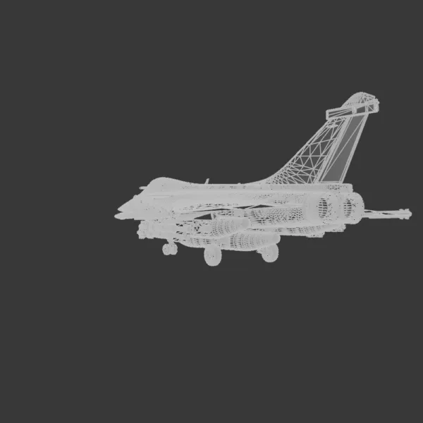 Dassault Rafale Fighter Jet 3D Model