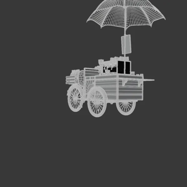 0003 Bicycle Café 3D Model