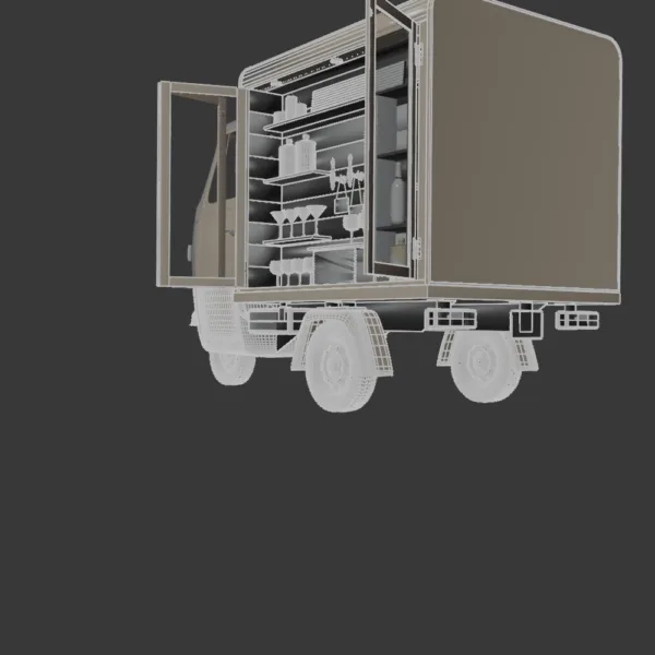 Ape Piaggio P 501 3D Model