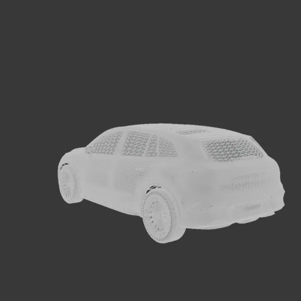 0003 Mercedes-Benz EQS SUV 2023 3D Model