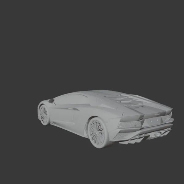 Lamborghini Aventador S High-Quality Interior & Exterior 3D Model