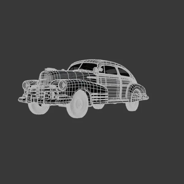 Chevrolet Fleetline 3D Model – Classic Vintage Sedan